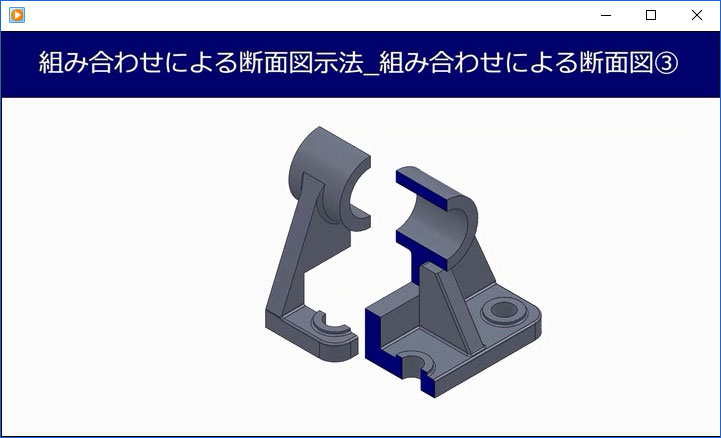 断面図示モデルの例